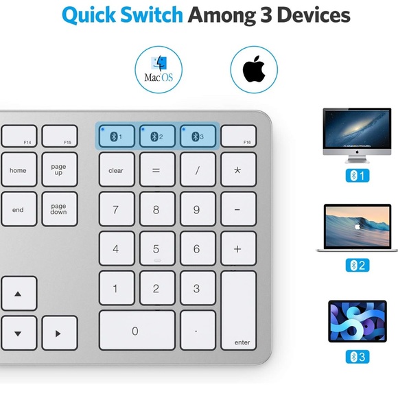 Omoton wireless keyboard, designed for Mac - Picture 8 of 11